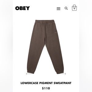 Men’s Obey sweatpants